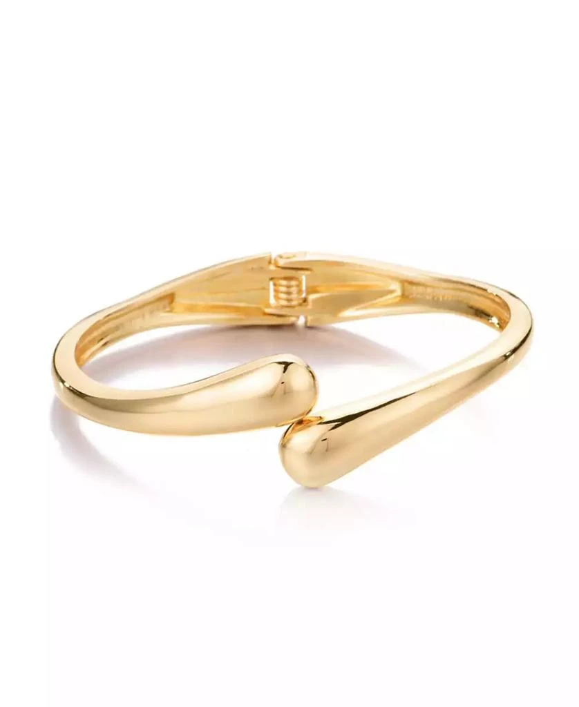 ADORNIA Gold Overlapping Bands Cuff Bracelet