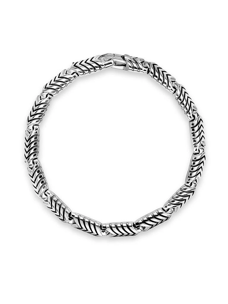 David Yurman Chevron Link Bracelet in Sterling Silver, 7.6MM 3