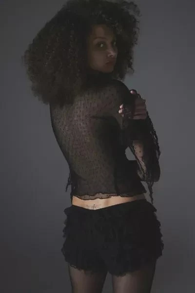 Jaded London Jaded London Flamenco Frill Sheer Ruffle Top 3