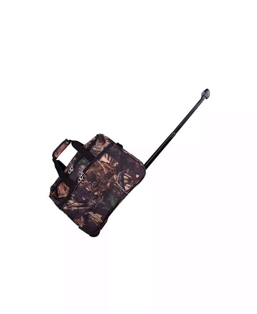 American Flyer Camo Green 5 Piece Spinner Luggage Set 10