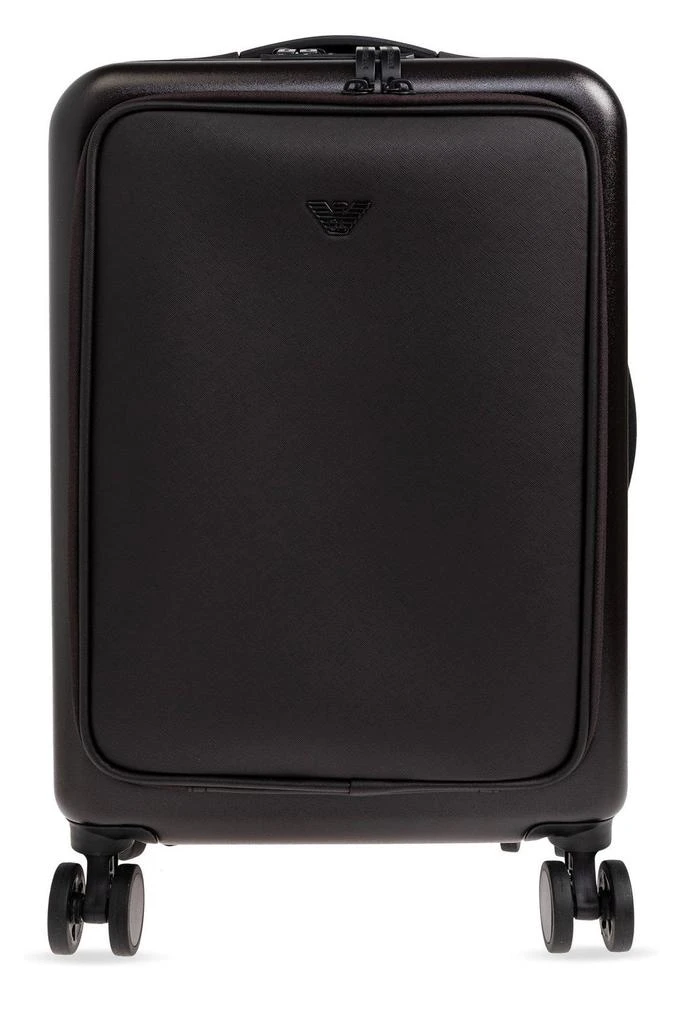 Emporio Armani Emporio Armani Logo Plaque Zip Around Trolley