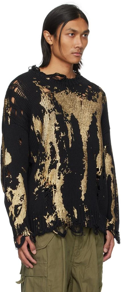R13 Black Printed Sweater 2
