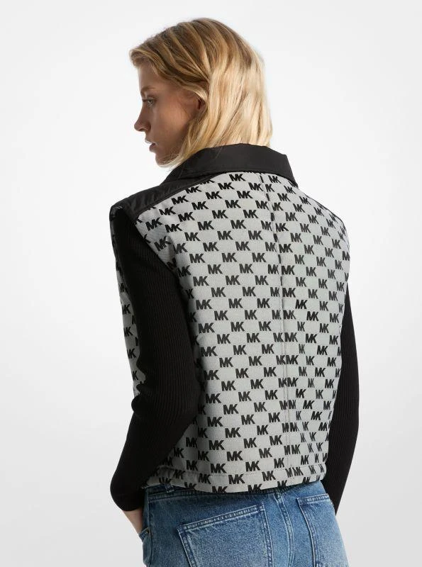Michael Kors Logo Jacquard Puffer Vest 2