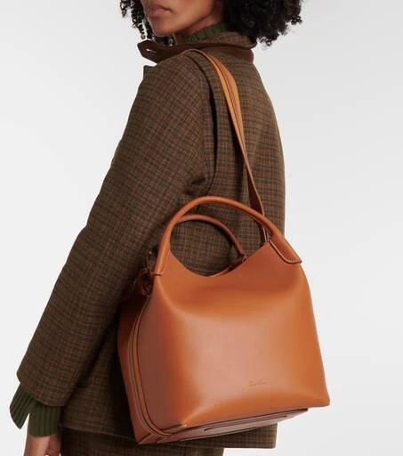 Loro Piana Bale leather shoulder bag 2