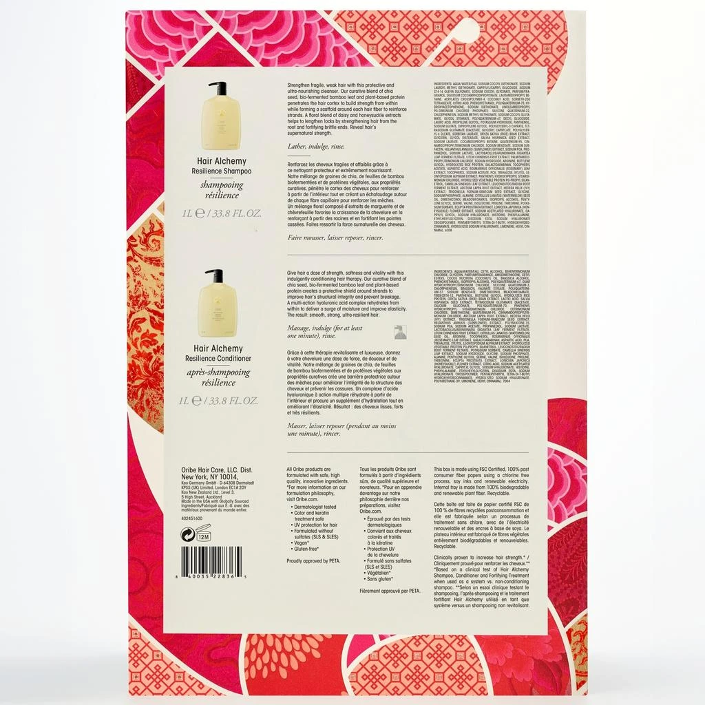 Oribe Oribe Hair Alchemy Shampoo 
Conditioner Liter Set 9