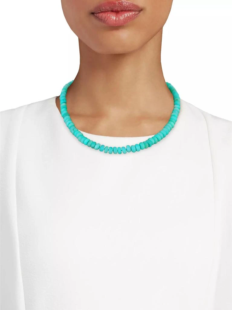 Jia Jia Oracle 14K Yellow Gold &amp; Amazonite Beaded Necklace 2