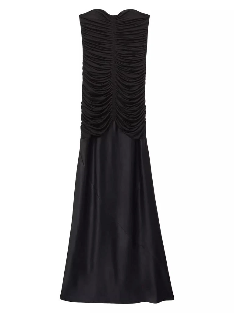 REISS Selina Ruched Strapless Maxi Dress 1
