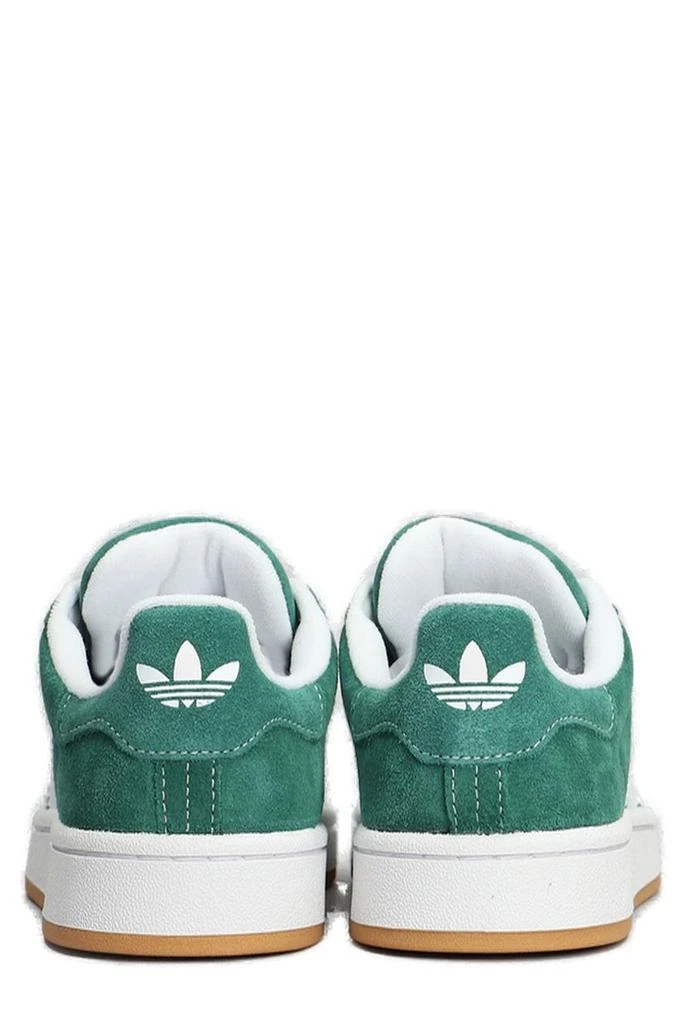 adidas gazelle silver green womens adidas Kids' Grade School Campus 00s Shoes, Size 4.5, Dark Green/White main image 1