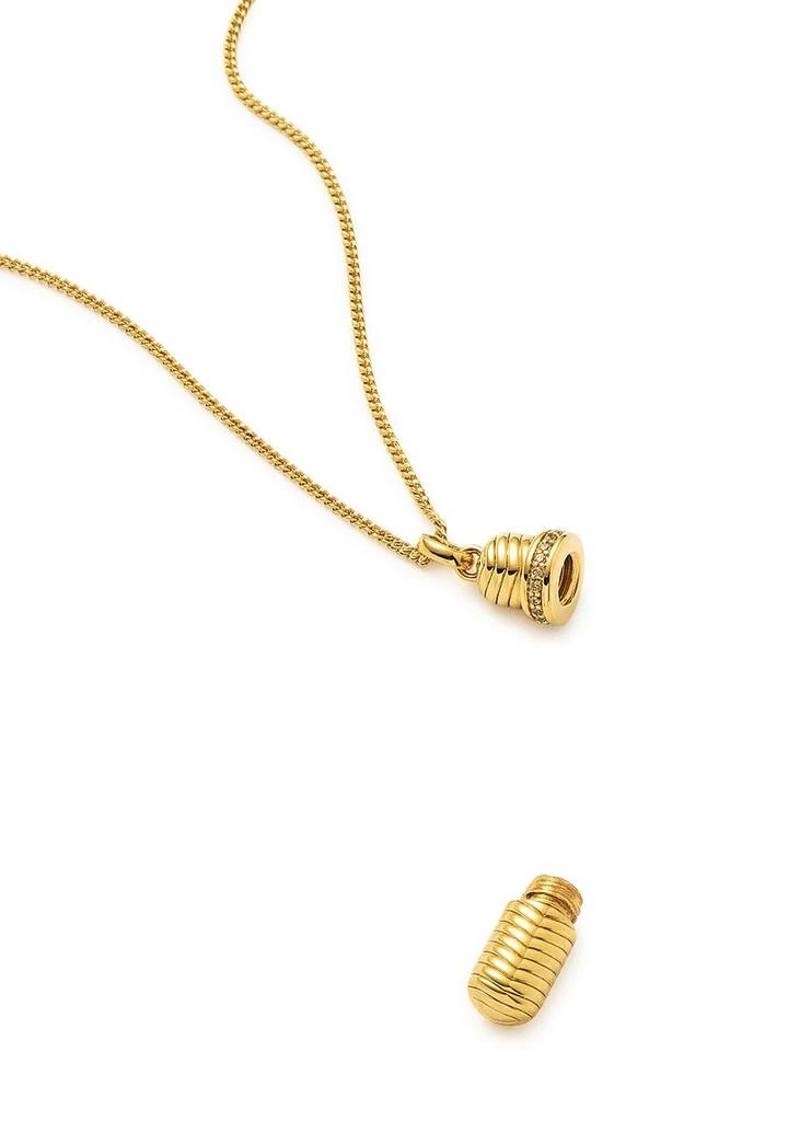 Missoma Message In A Bottle Ridge 18kt gold-plated necklace 4