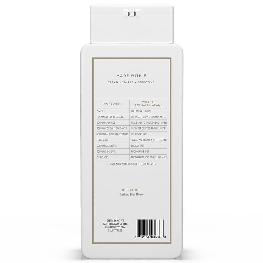 Native Body Wash Sandalwood & Shea