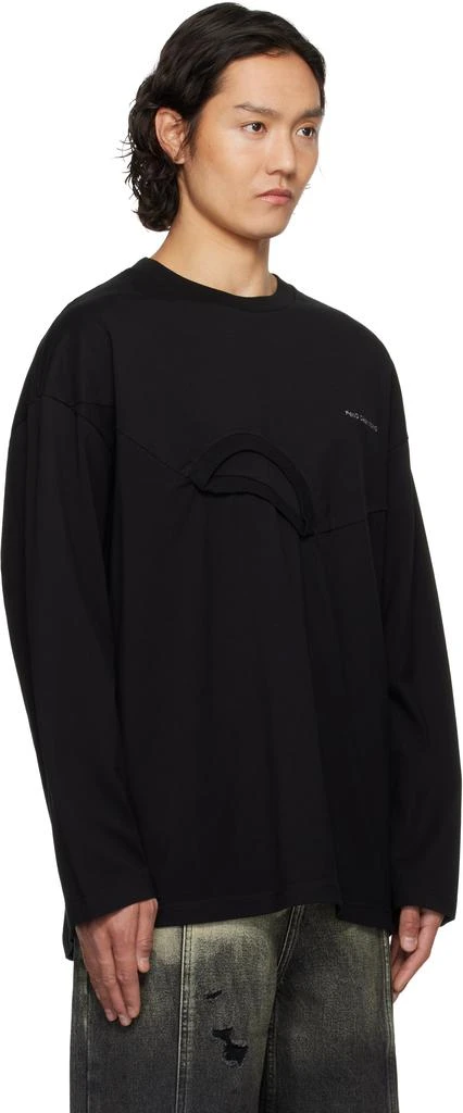 Feng Chen Wang Black Oversized 2in1 T-shirt 2