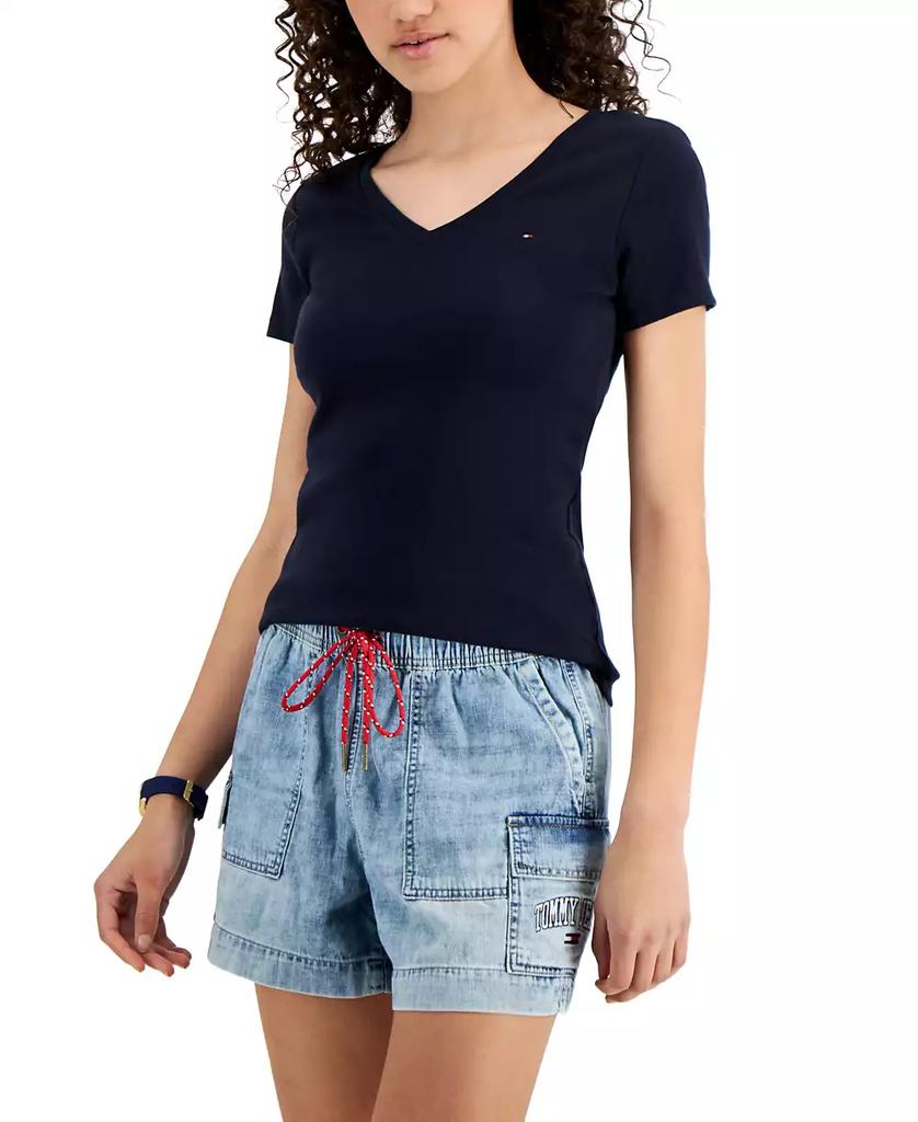 Tommy Hilfiger Women's V-Neck T-Shirt, Created for Macy's
