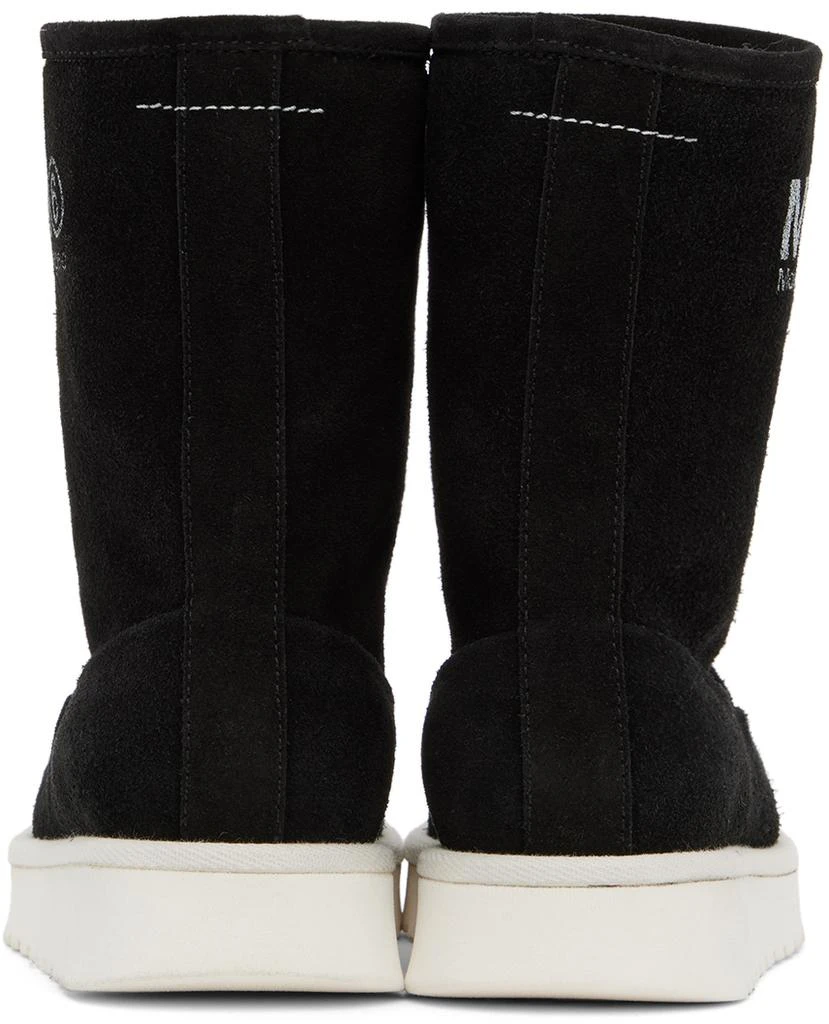 MM6 Kids Black Suede Boots 2