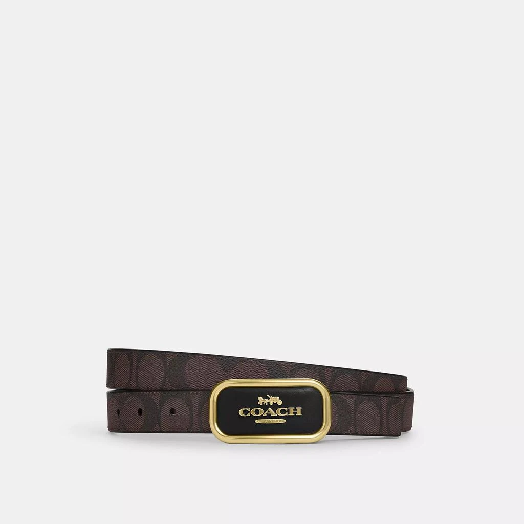 Coach Signature Buckle Cut To Size Reversible Morgan Belt, 25 Mm 1