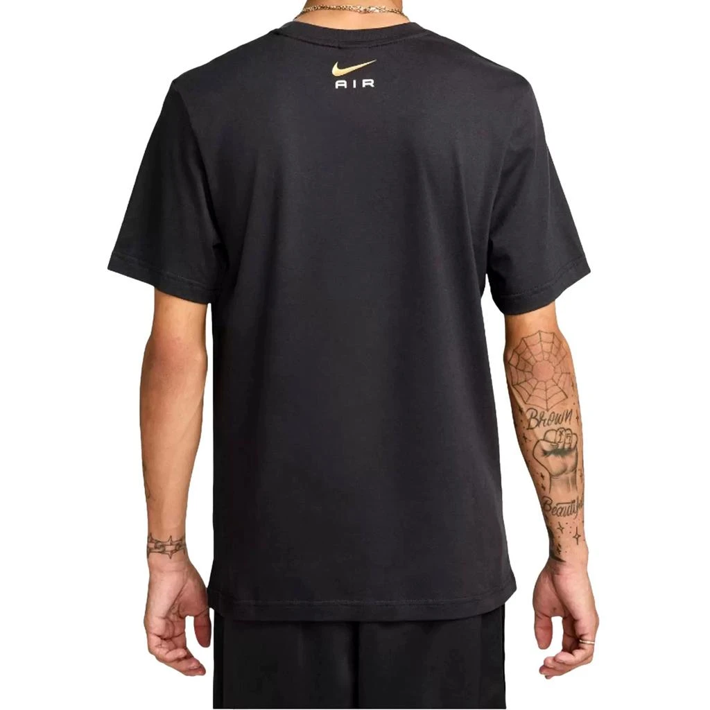NIKE Sportswear Swoosh Air Graphic T-Shirt Black/Gold FN7704-070