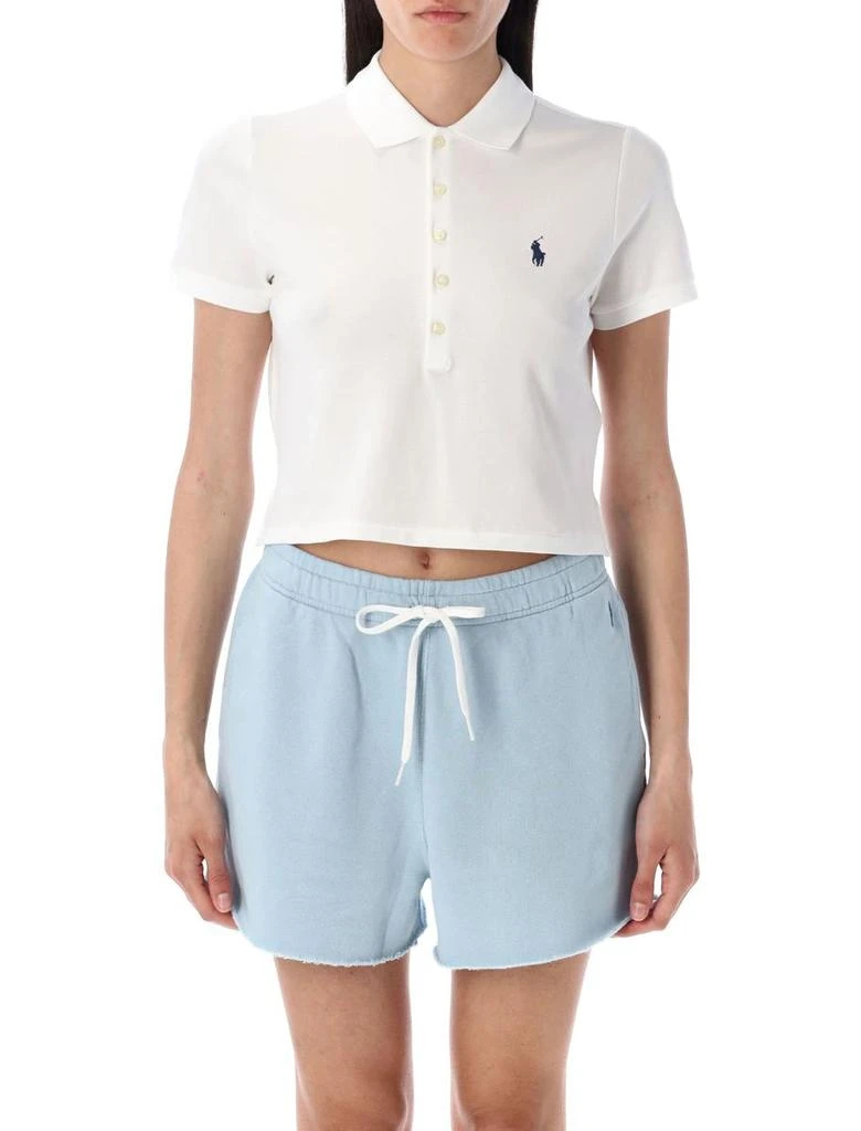 Ralph Lauren Polo Ralph Lauren Cropped Stretch Polo Shirt 1