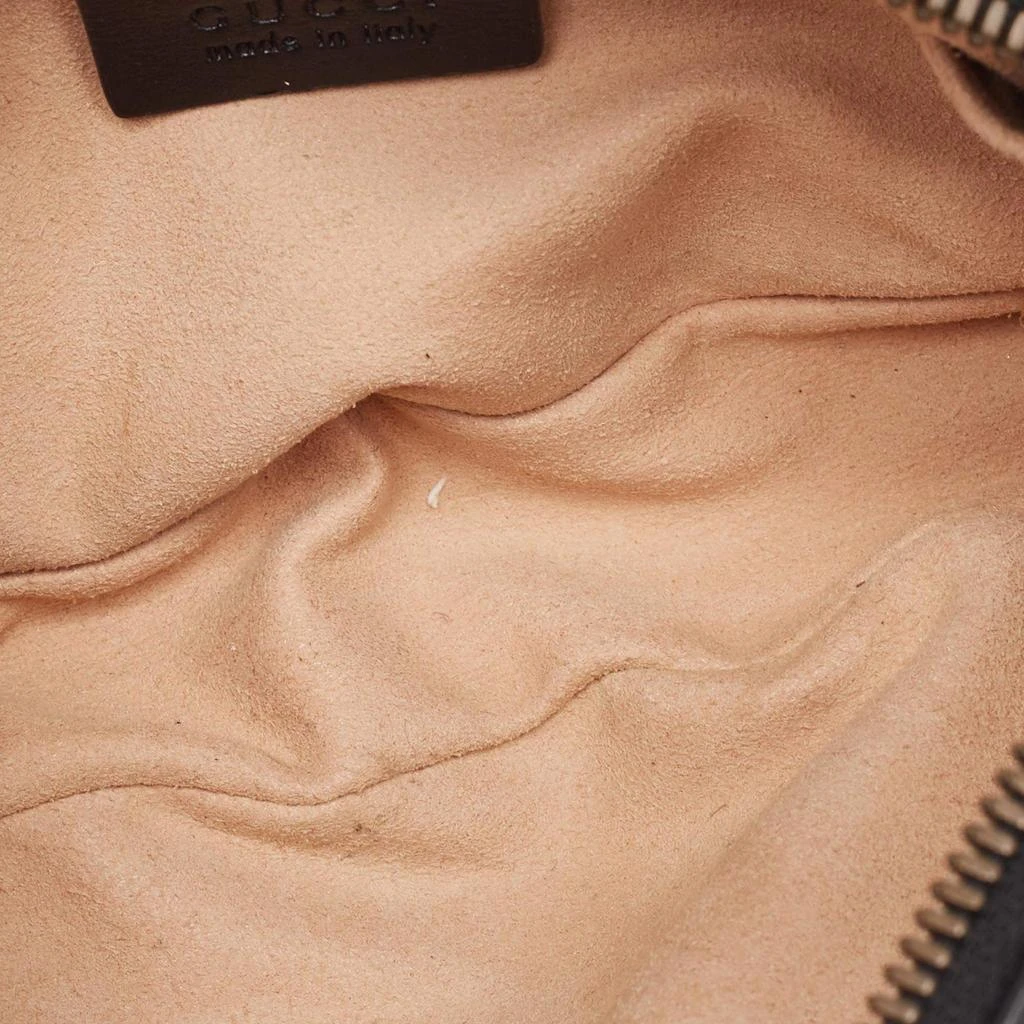 Gucci Gucci Black Matelassé Leather Mini GG Marmont Belt Bag 10