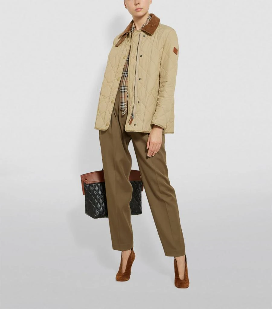 Burberry Diamond-Quilted Barn Jacket 2