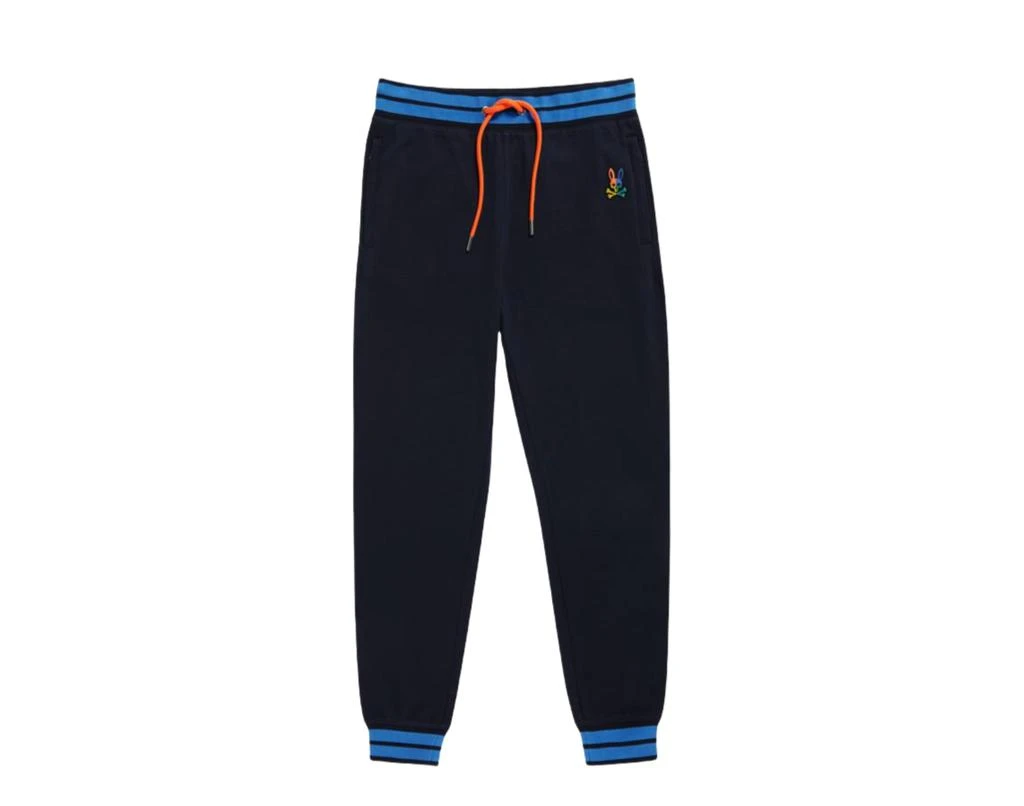 Psycho Bunny Warwick Color-Block Logo Navy Pants B6P112Q1FT-NVY 1