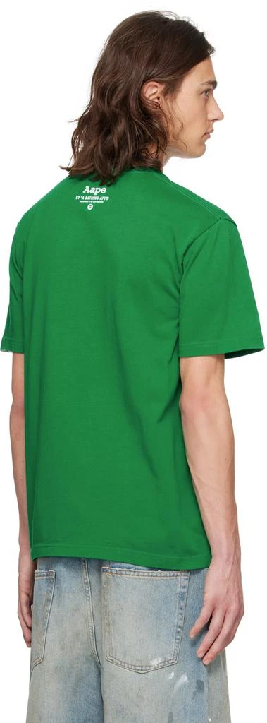 AAPE by A Bathing Ape Green Moonface Camo T-Shirt 3