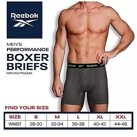 Reebok Reebok Men's 4-Pack Performance Boxer Brief 4