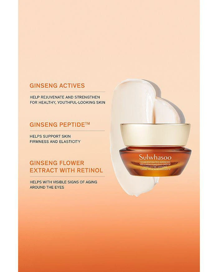 Sulwhasoo Concentrated Ginseng Rejuvenating Eye Cream 0.5 oz. 4
