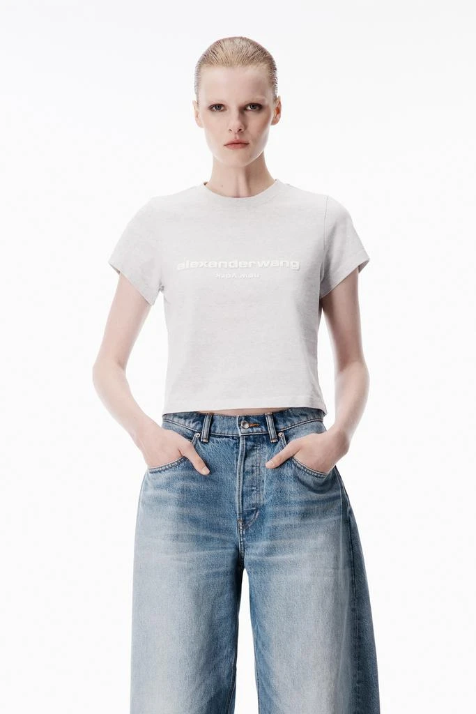 Alexander Wang Puff Logo Shrunken Tee 3