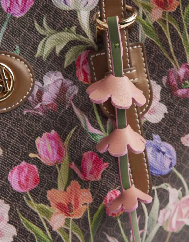 River Island River Island Monogram floral wallet and shopper bag in brown - dark 3