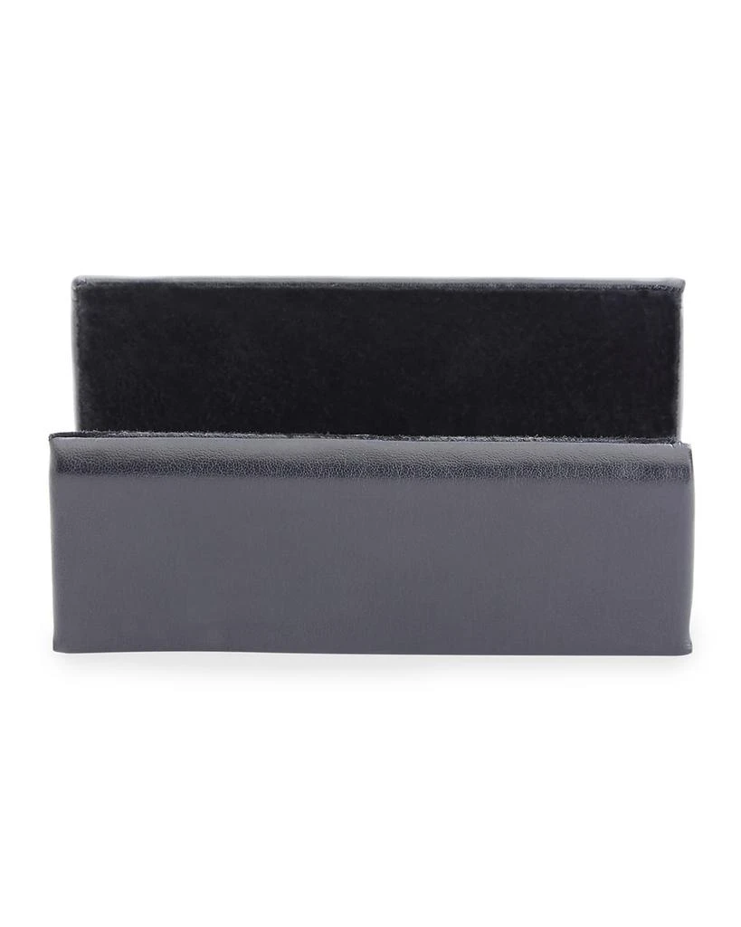 ROYCE New York Personalized Leather Business Card Display Holder 4