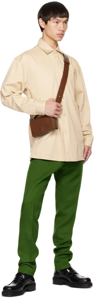 AMI Beige 'Ami Paris France' Shirt 4
