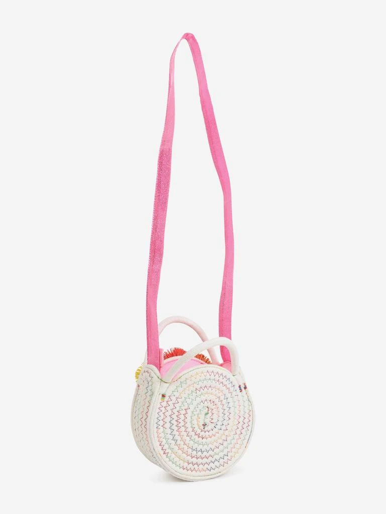 Billieblush Billieblush Girls Glitter and Pom Pom Bag in Multicolour (15cm) 3