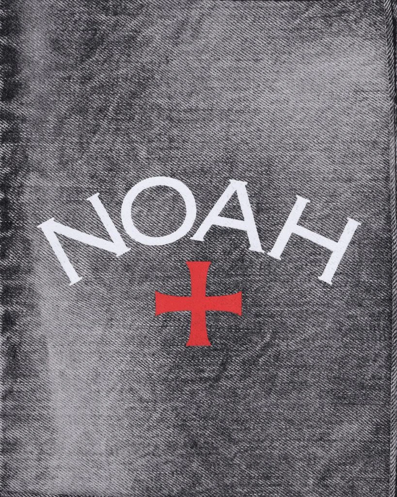 Noah Denim Core Logo Tote Bag Acid Wash 4