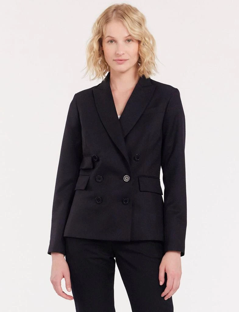 INES DE LA FRESSANGE PARIS Maurice wool jacket navy blue 6