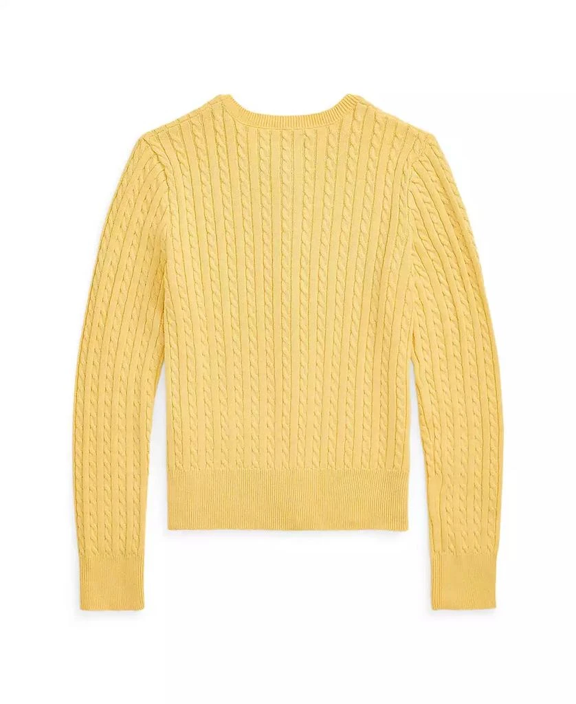 Ralph Lauren Big Girls Mini-Cable Cotton Cardigan 2