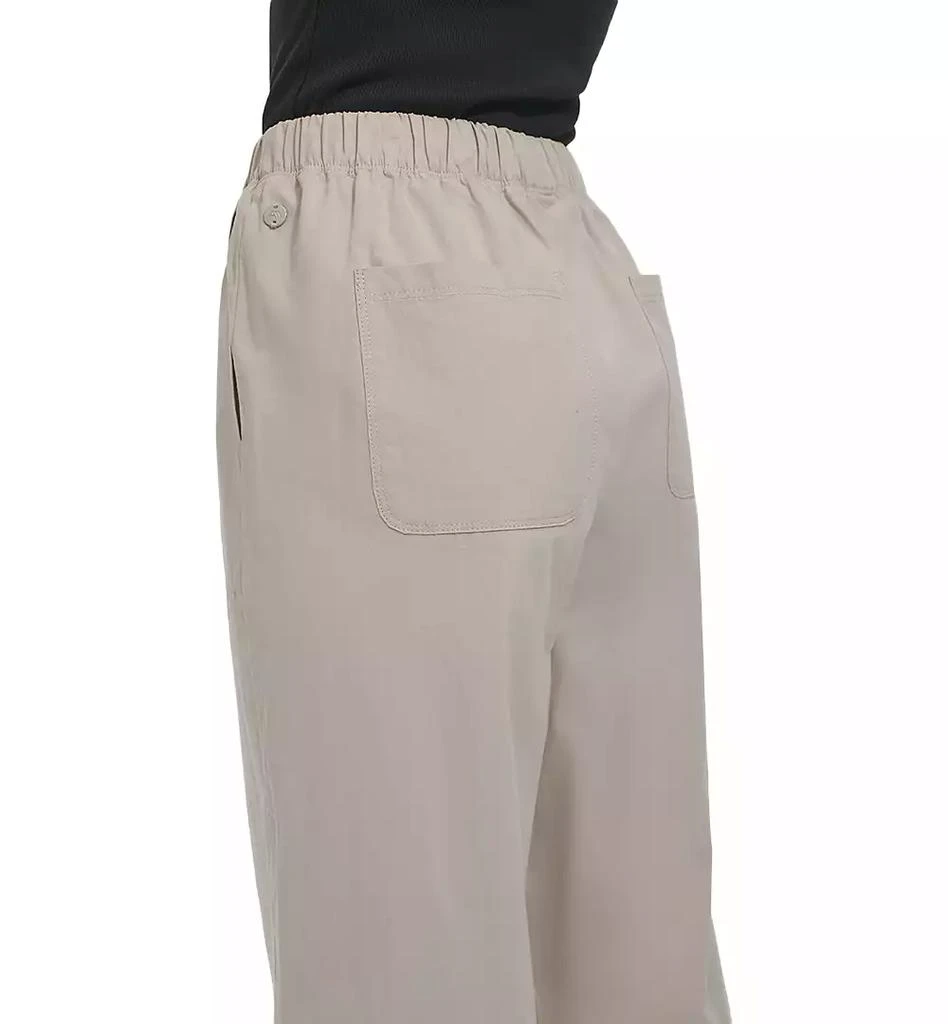 Marc New York by Andrew Marc Women's Cotton Relaxed Straight-Leg Pants 4