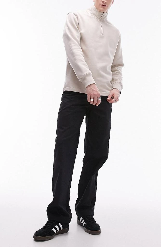 Topman Relaxed Fit Straight Leg Pants 5