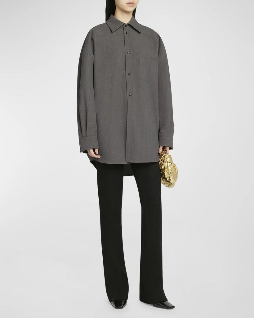 Bottega Veneta Wool-Blend Buttoned Shirt 3