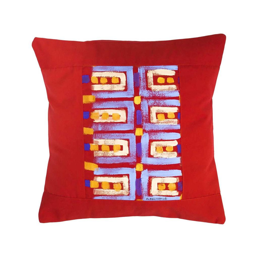 Le Botteghe Su Gologone Acrylic Hand Painted Outdoor Cushion 50x50 cm