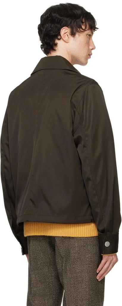 AMI Brown 'Ami Alexandre Mattiussi' Buttoned Jacket 3