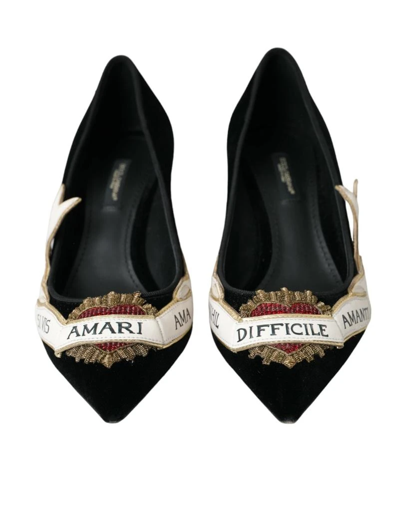 Dolce & Gabbana Dolce & Gabbana  Suede Leather Amari Heels Pumps Women's Shoes 2