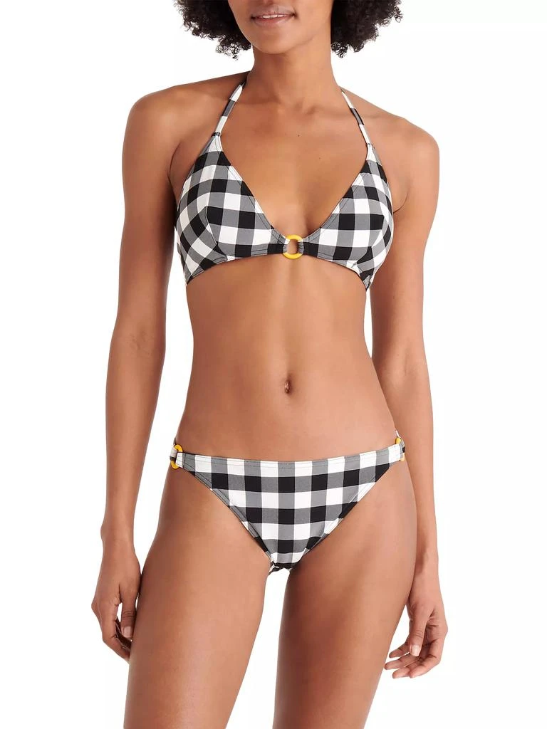 ERES Culture Gingham Triangle Bikini Top 3