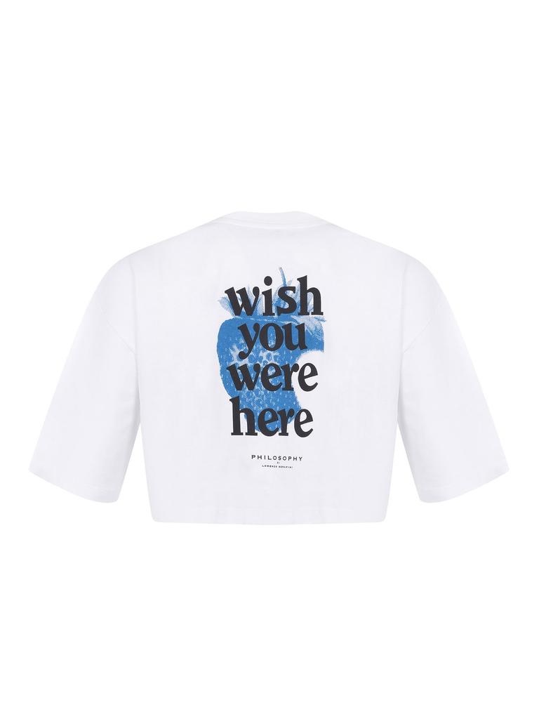 PHILOSOPHY di LORENZO SERAFINI Philosophy Di Lorenzo Serafini Cropped T-Shirt
