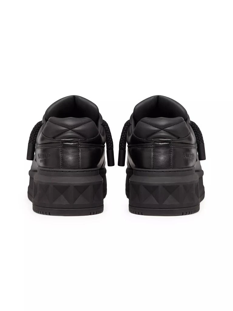 Valentino One Stud XL Nappa Leather Low Top Sneakers 3