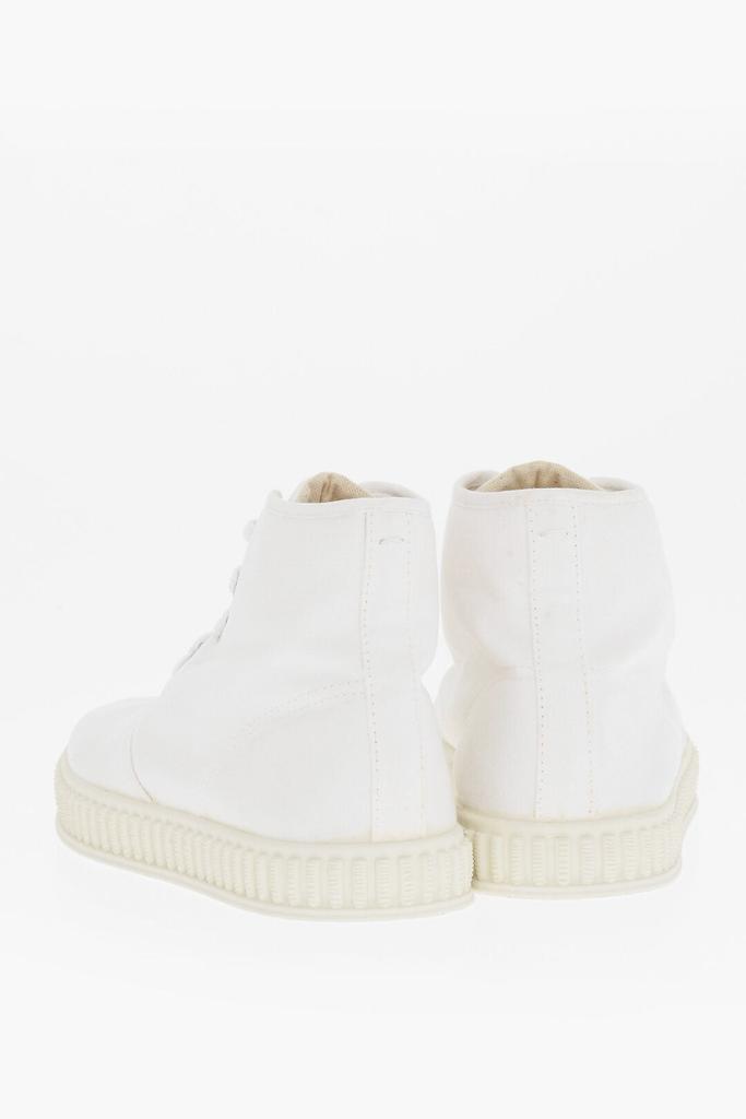 MAISON MARGIELA Maison Margiela MM22 Solid Color Cotton High-Top Sneakers