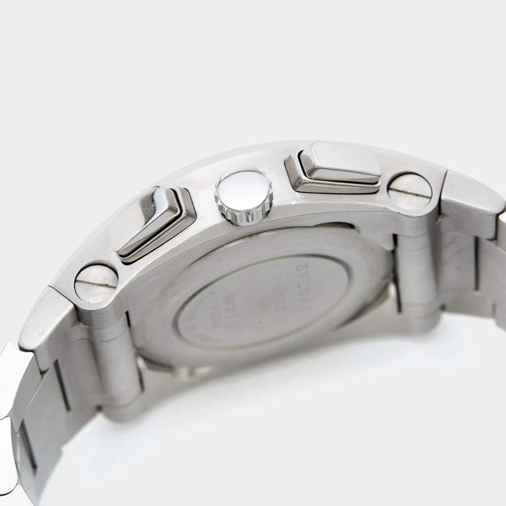 BVLGARI Bvlgari Silver Stainless Steel Ergon EG 35 S CH Men's Wristwatch 35 mm 6