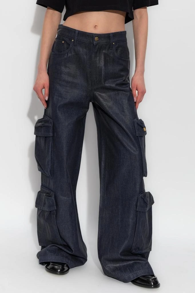 AMIRI Amiri Waxed Baggy Cargo Jeans 2