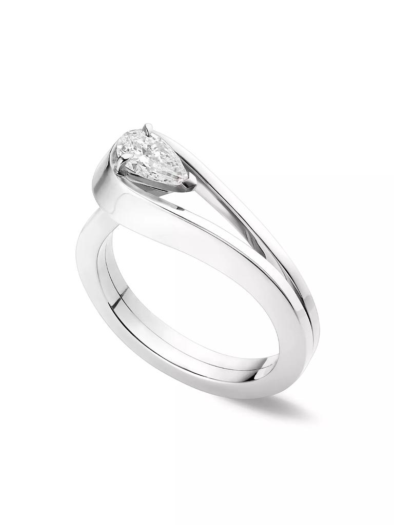 Repossi Serti Inversé 18K White Gold & Diamond Ring