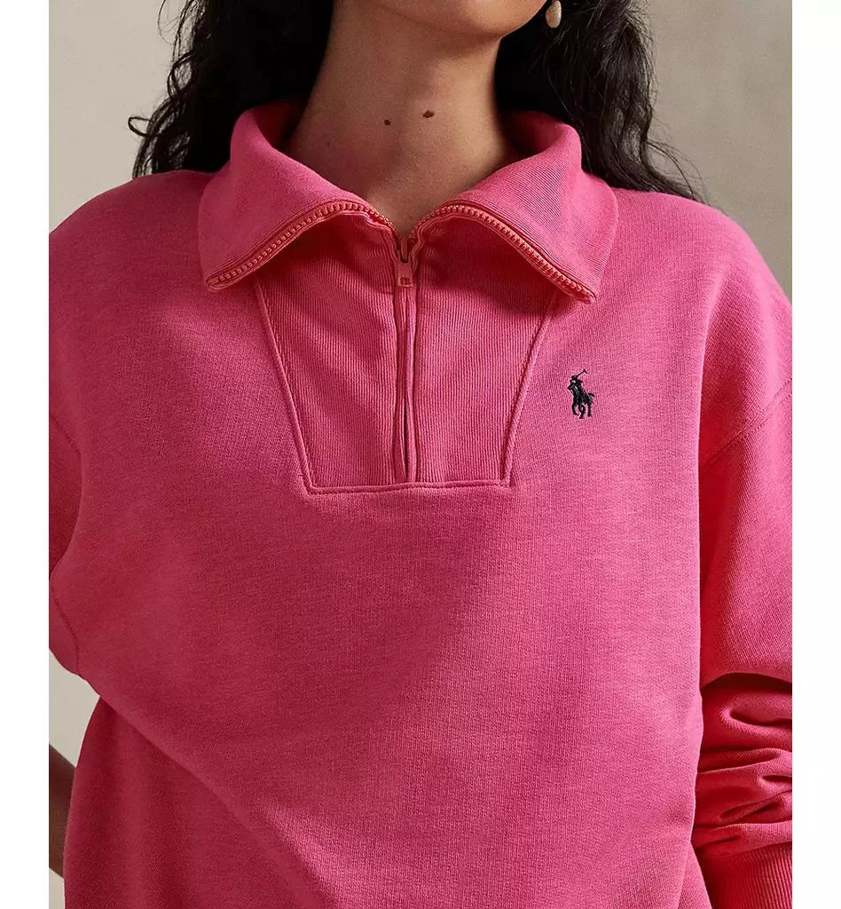 Ralph Lauren Women's Pink Pony Pull-On Sweatshirt 5