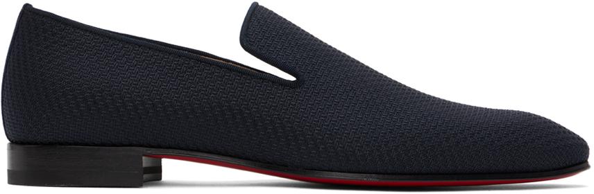 Christian Louboutin Navy Dandelion Loafers