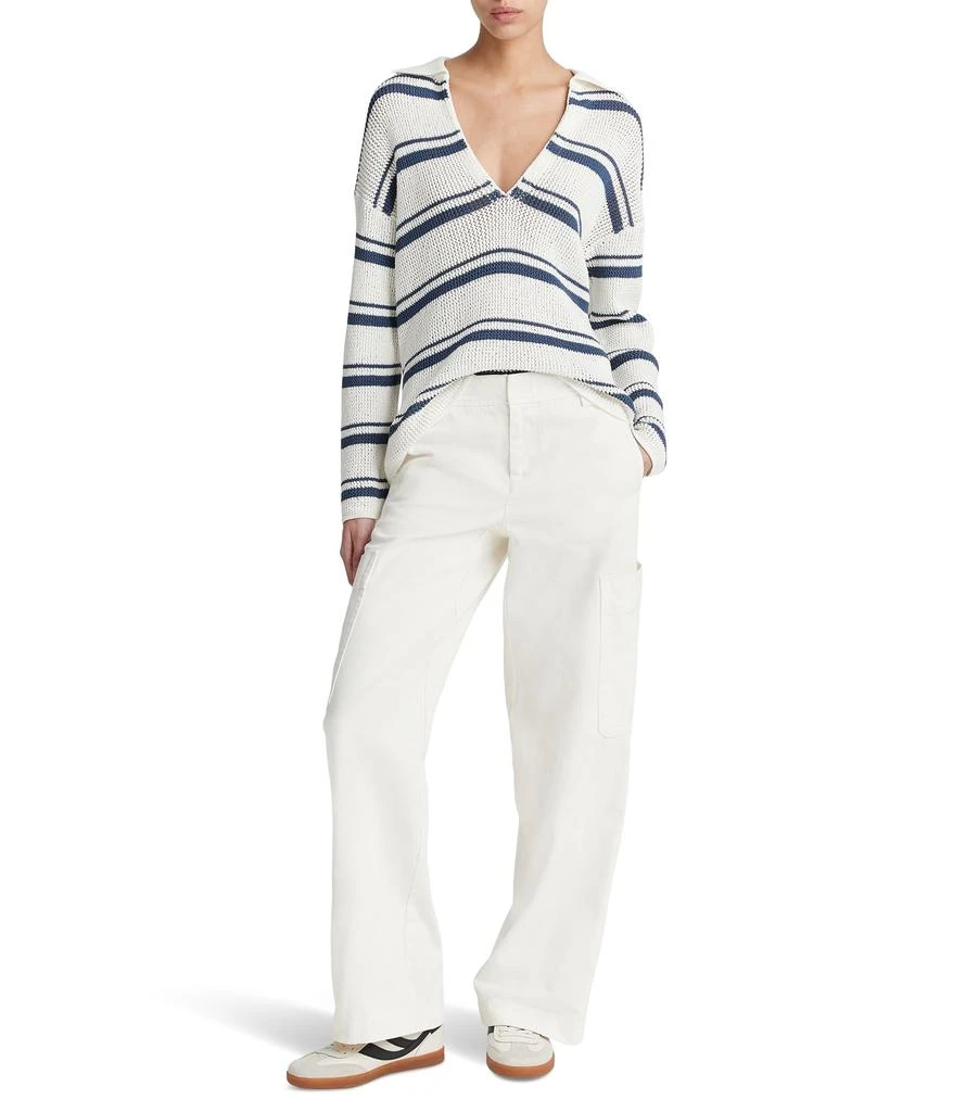 Vince Racked Ribbed Stripe Pullover 3